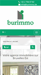 Mobile Screenshot of burimmo.be