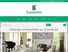 Tablet Screenshot of burimmo.be